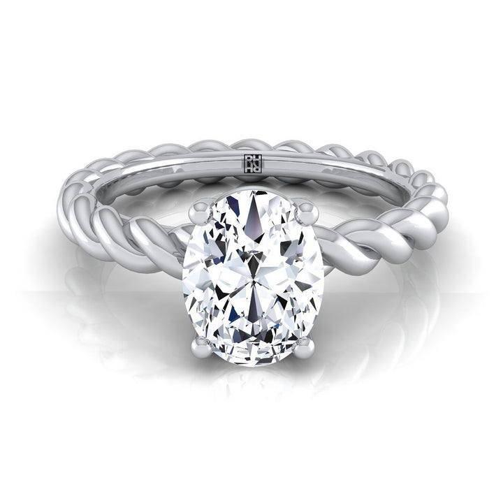 The Maggie Select Vintage Milgrain Solitaire Engagement Ring with Lab Diamond in Platinum - view 1