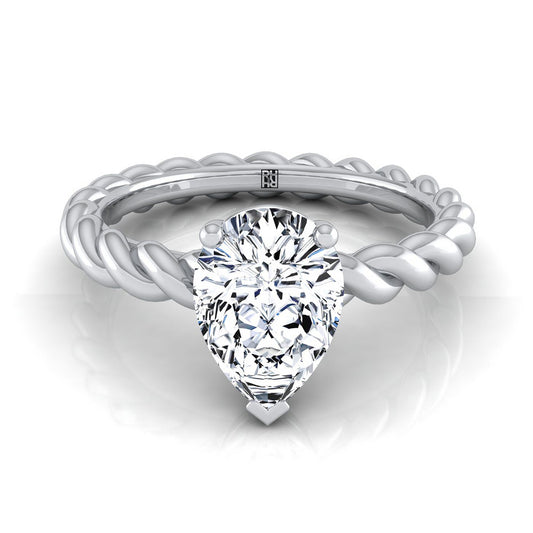 The Maggie Select Vintage Milgrain Solitaire Engagement Ring with Lab Diamond in Platinum - view 1