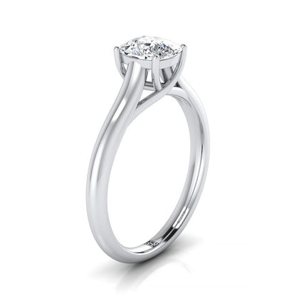 The Quinn Select Solitaire Engagement Ring with Lab Diamond in Platinum - view 2