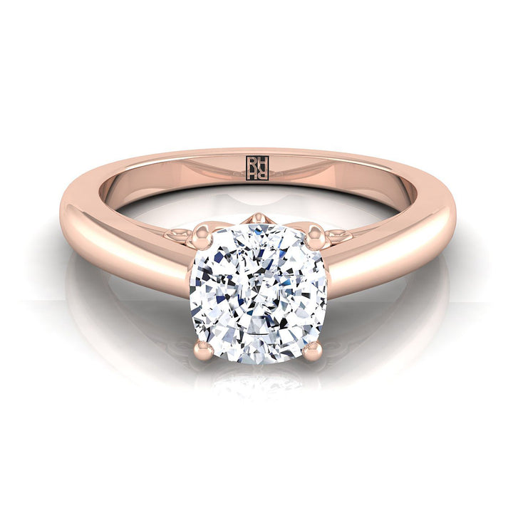 The Rio Select Solitaire Engagement Ring with Lab Diamond in 14K Rose Gold - view 1