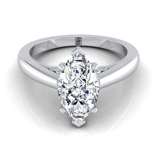 The Rio Select Solitaire Engagement Ring with Lab Diamond in Platinum - view 1