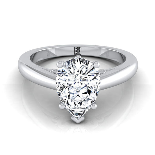 The Rio Select Solitaire Engagement Ring with Lab Diamond in Platinum - view 1