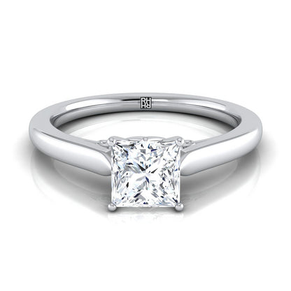 The Rosalie Select Solitaire Engagement Ring with Lab Diamond in Platinum - view 1