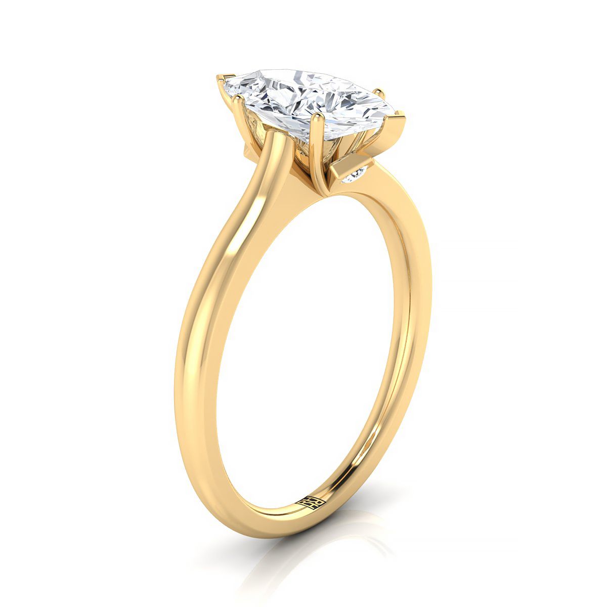 Select Three Stone styling on The Rosanna marquise engagement ring setting | RockHer