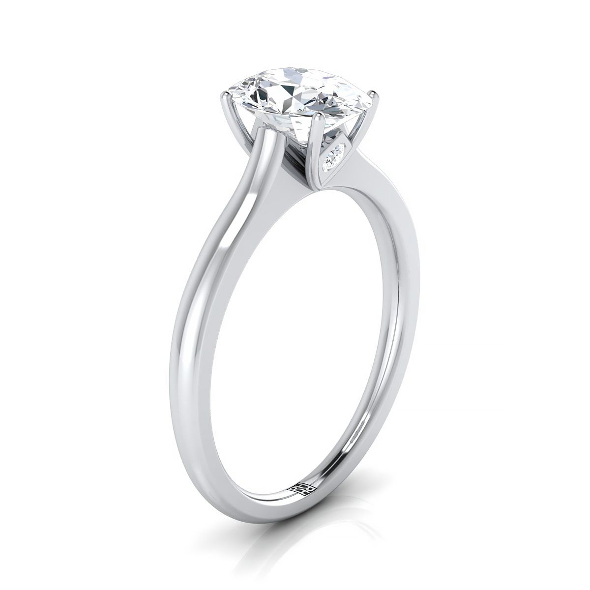 Select Three Stone styling on The Rosanna oval engagement ring setting | RockHer