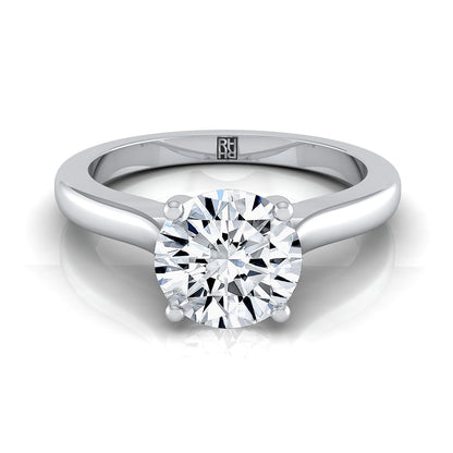 The Mary Select Solitaire Engagement Ring with Lab Diamond in Platinum - view 1