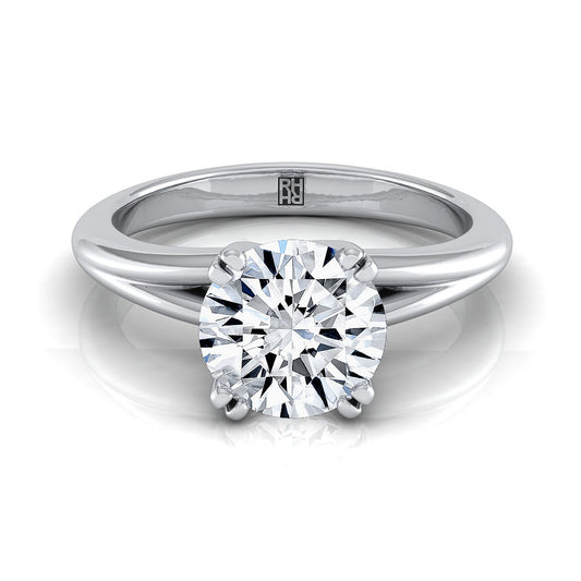 The Spring Select Solitaire Engagement Ring with Lab Diamond in Platinum - view 1