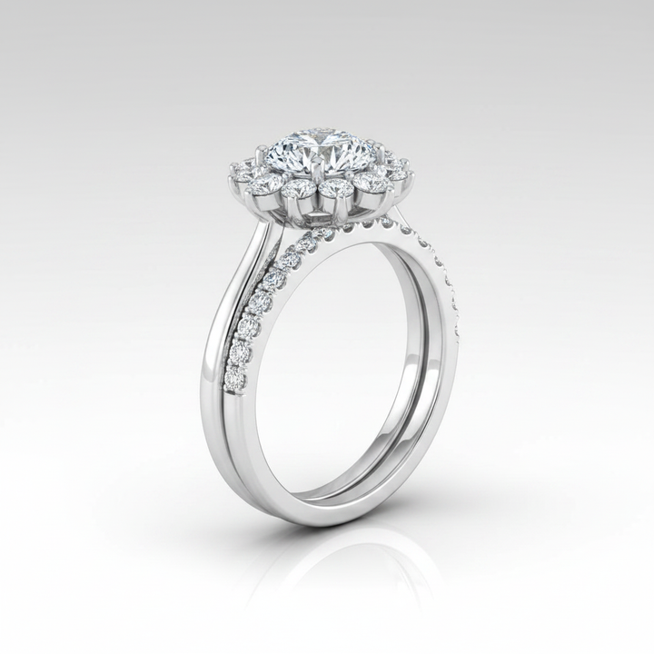 The Eloise Matching Wedding Band, Round in Platinum | RockHer