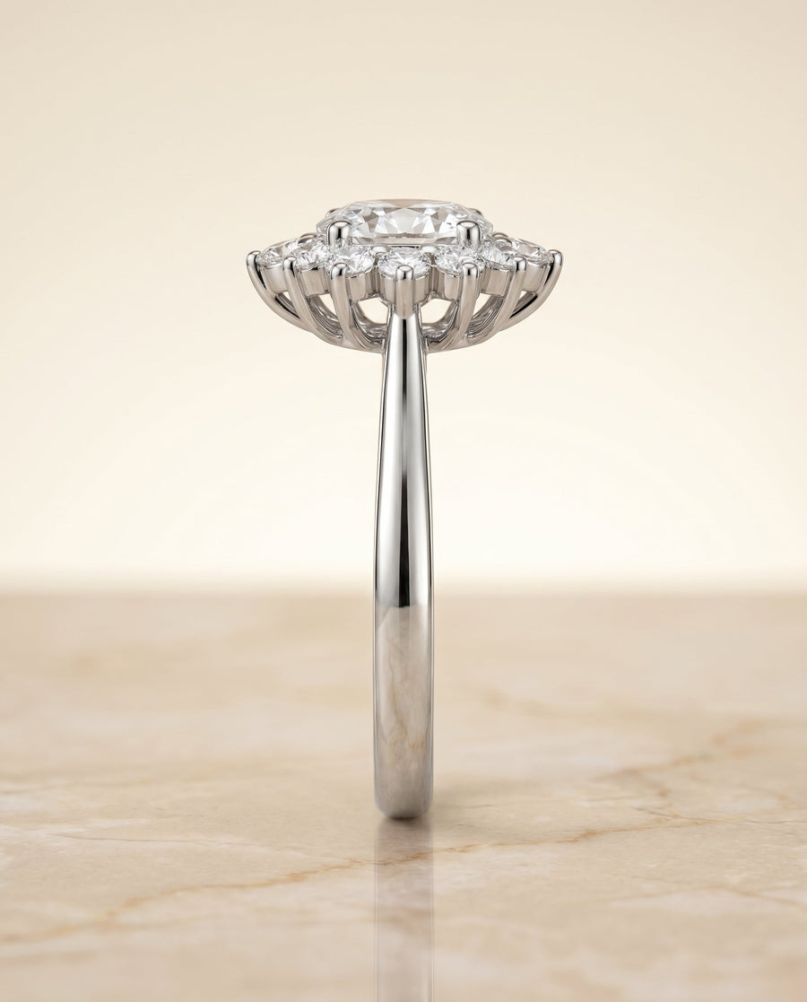 The Eloise Select Engagement Ring, made to order in our Los Angeles atelier