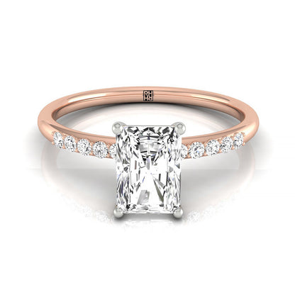 The Cherie Select Solitaire Engagement Ring with Lab Diamond in 14K Rose Gold - view 1