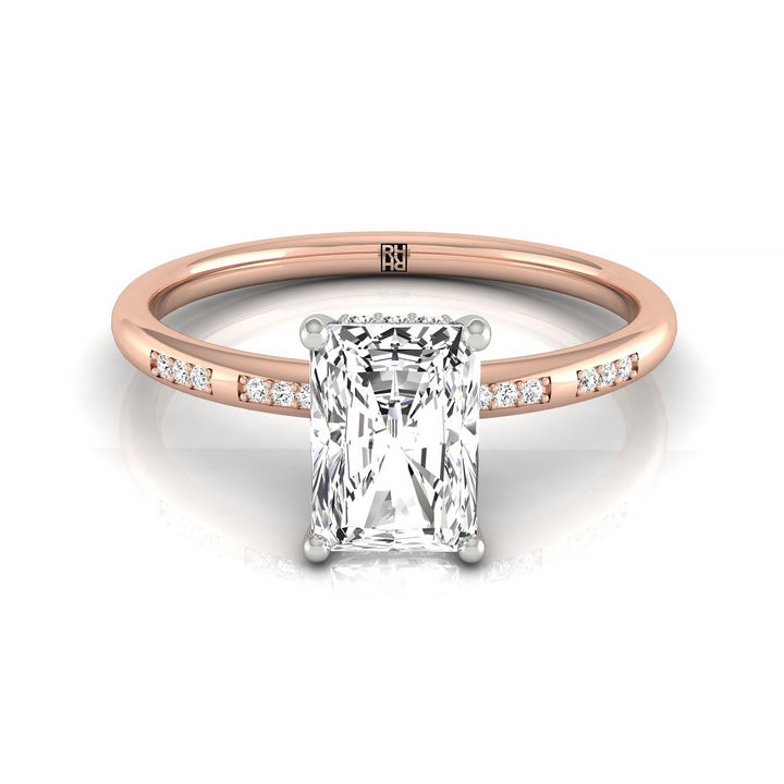 The Wanda Select Solitaire Engagement Ring with Lab Diamond in 14K Rose Gold - view 1