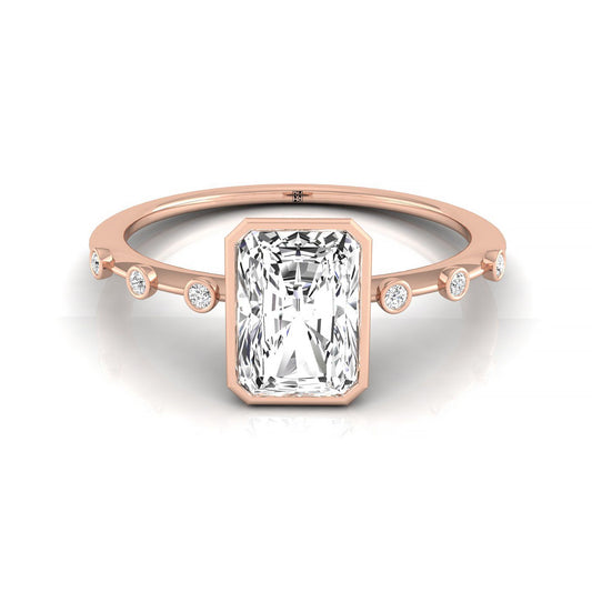 The Brandi Select Solitaire Engagement Ring with Lab Diamond in 14K Rose Gold - view 1