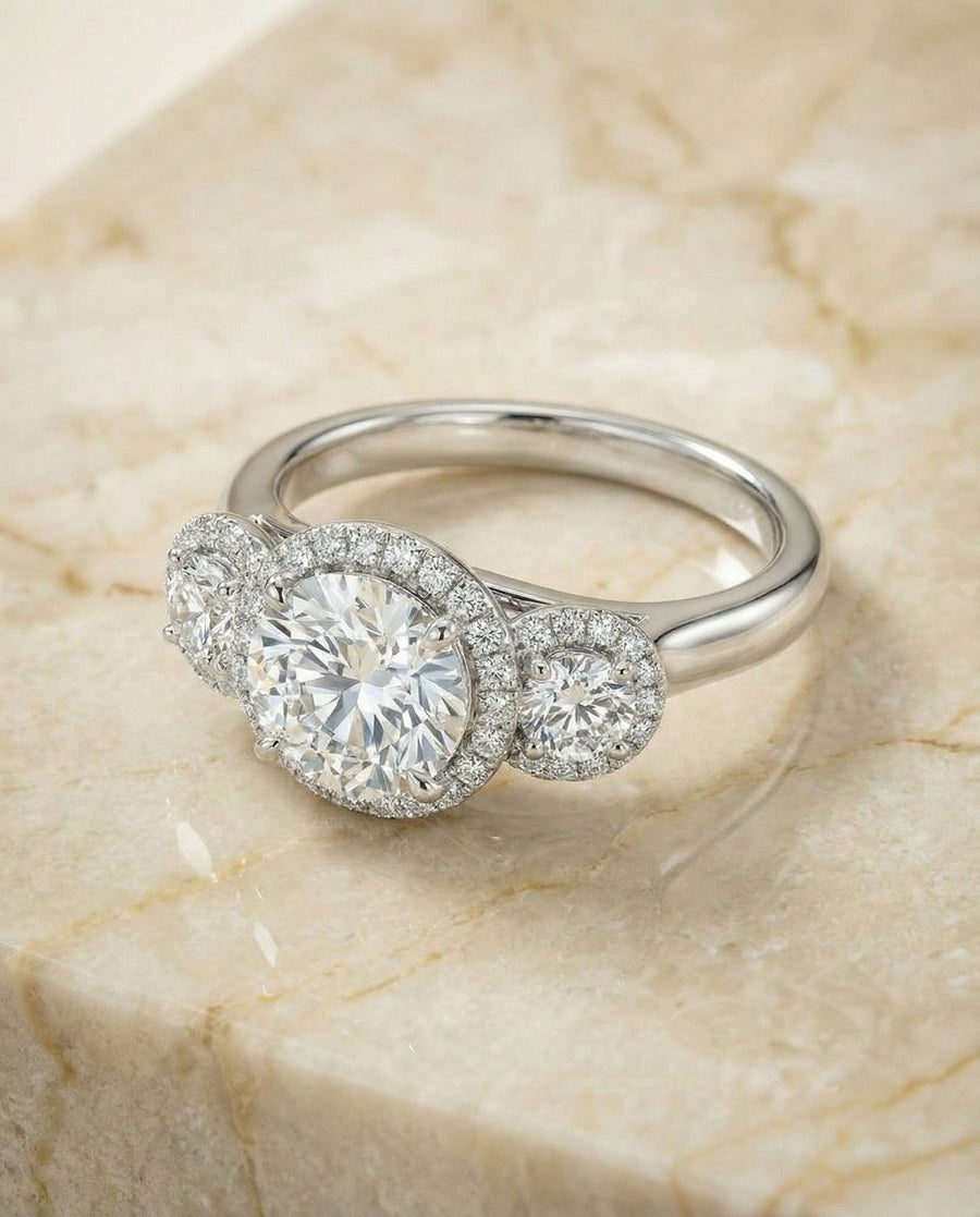 The  Select Engagement Ring, made to order in our Los Angeles atelier