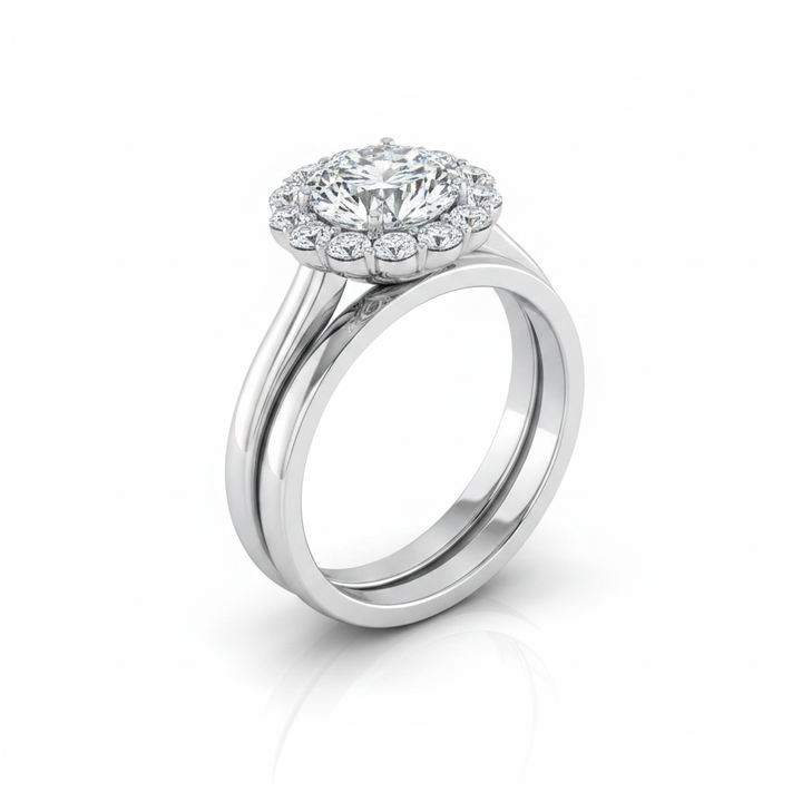 The Guthrie Matching Wedding Band, Round in Platinum | RockHer