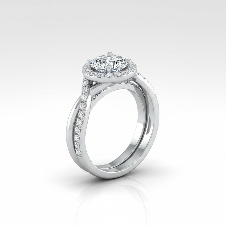 The Harmony Matching Wedding Band, Round in Platinum | RockHer