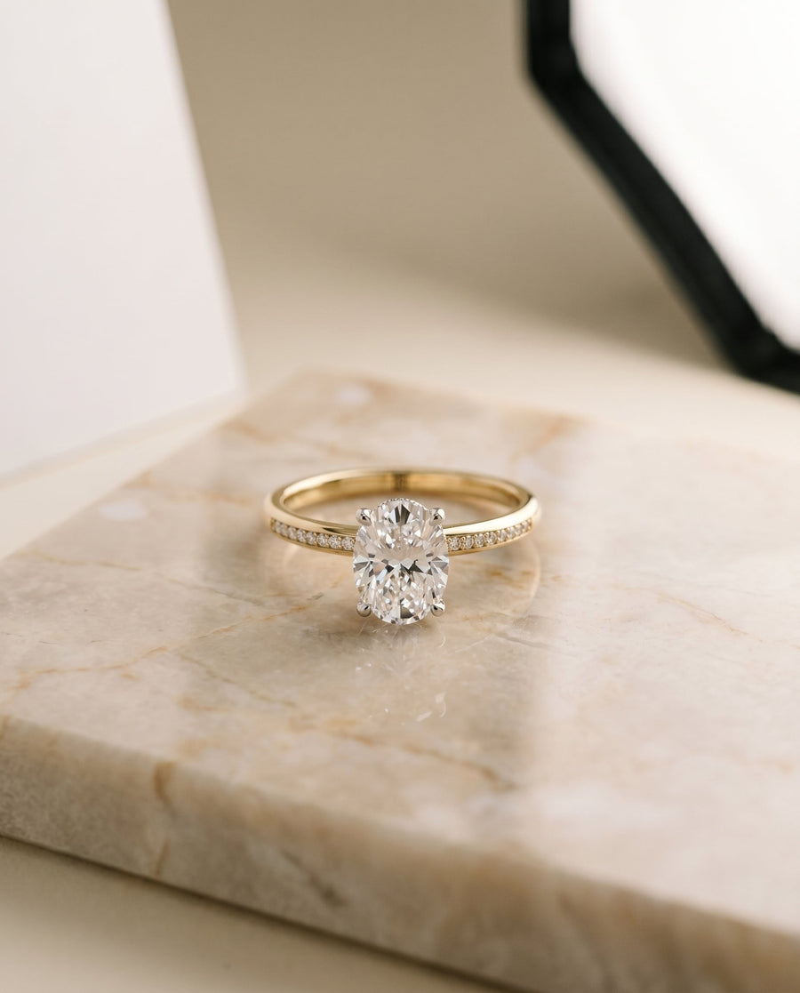 The Brenda Select Engagement Ring, made to order in our Los Angeles atelier