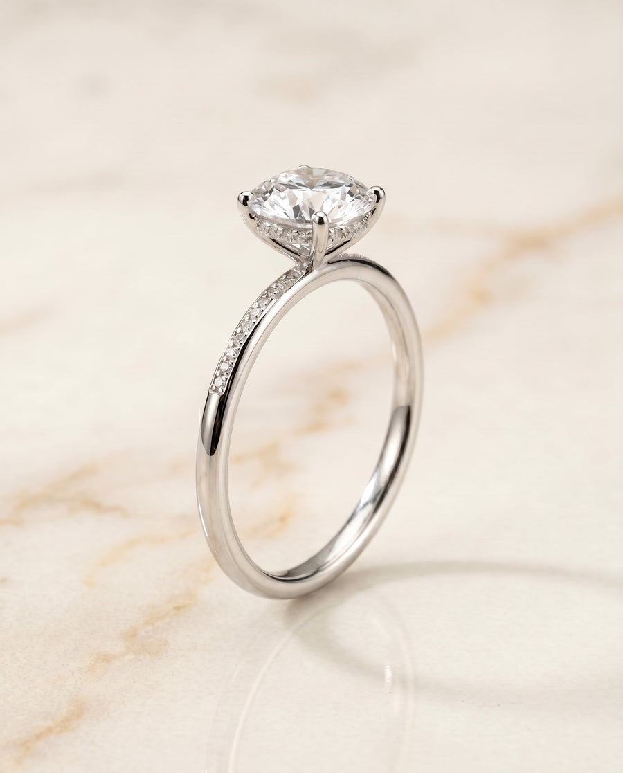 The Brenda Select Engagement Ring, made to order in our Los Angeles atelier