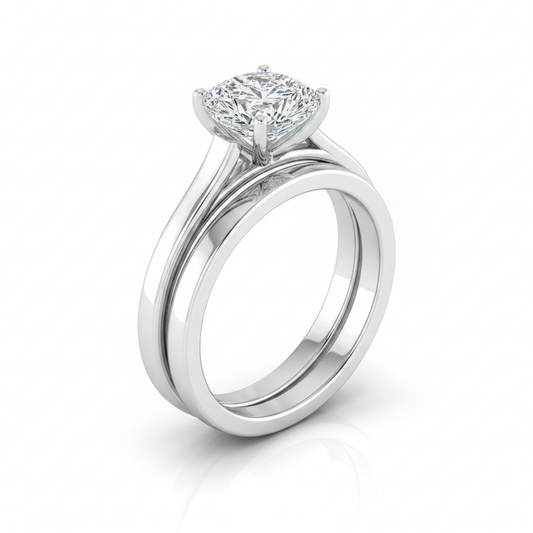 The Juliette Matching Wedding Band, Marquise in Platinum