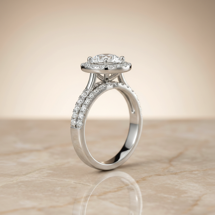 The Kate Matching Wedding Band, Round in Platinum | RockHer