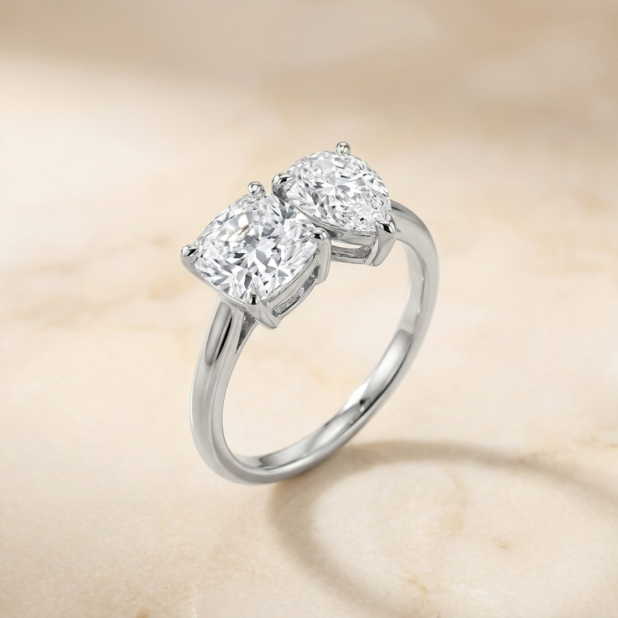 The Lauryn Select Engagement Ring, made to order in our Los Angeles atelier