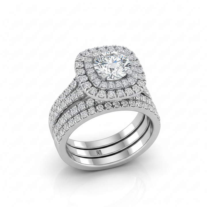 The Lyra Matching Wedding Band, Round in Platinum | RockHer