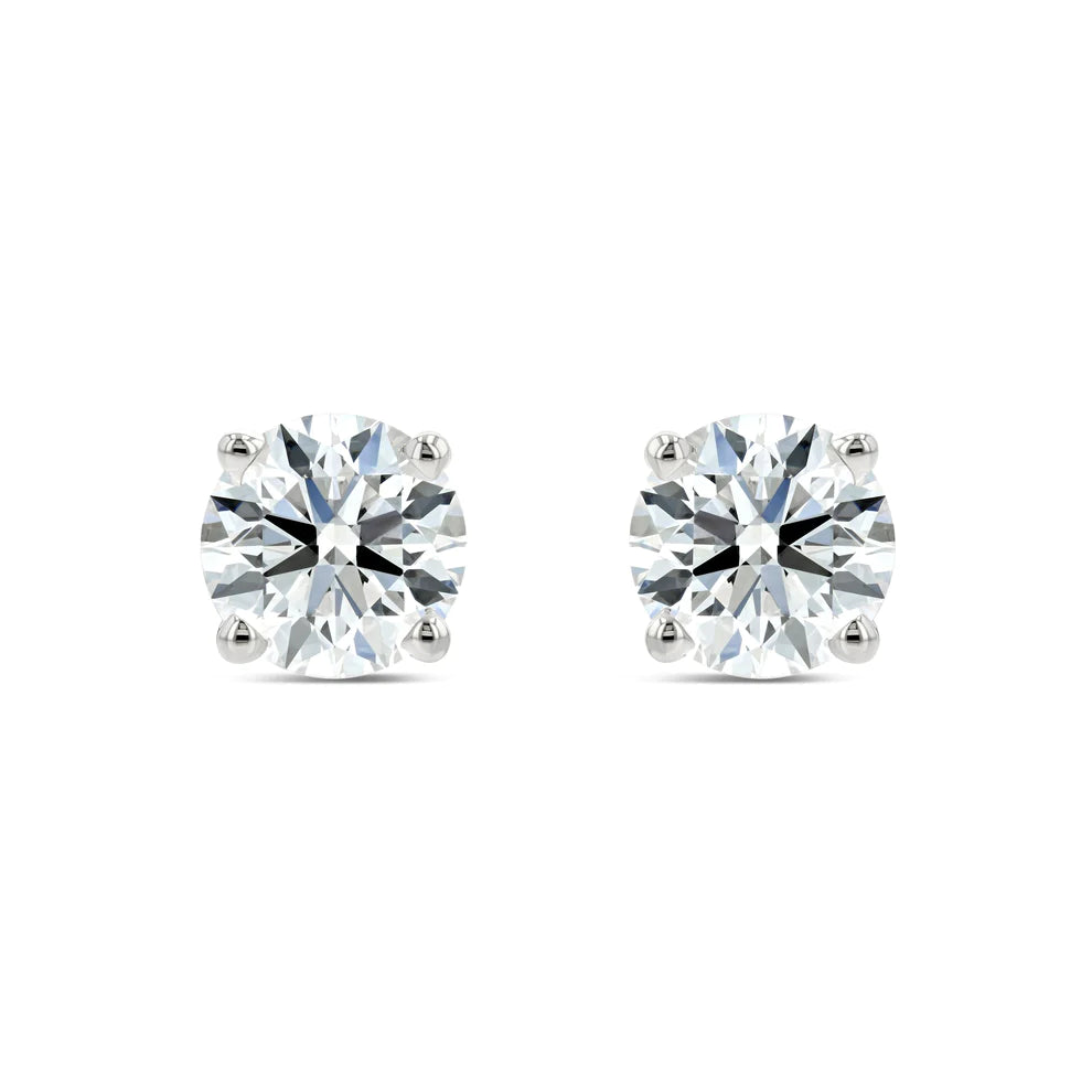 Earring Pair Diamond Stud Settings (Diamonds not Included)