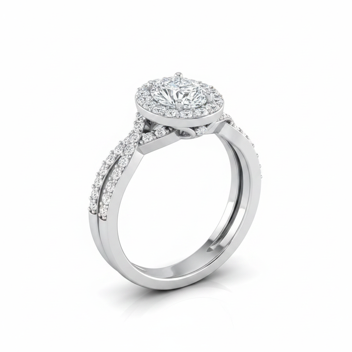The Melody Matching Wedding Band, Oval in Platinum | RockHer