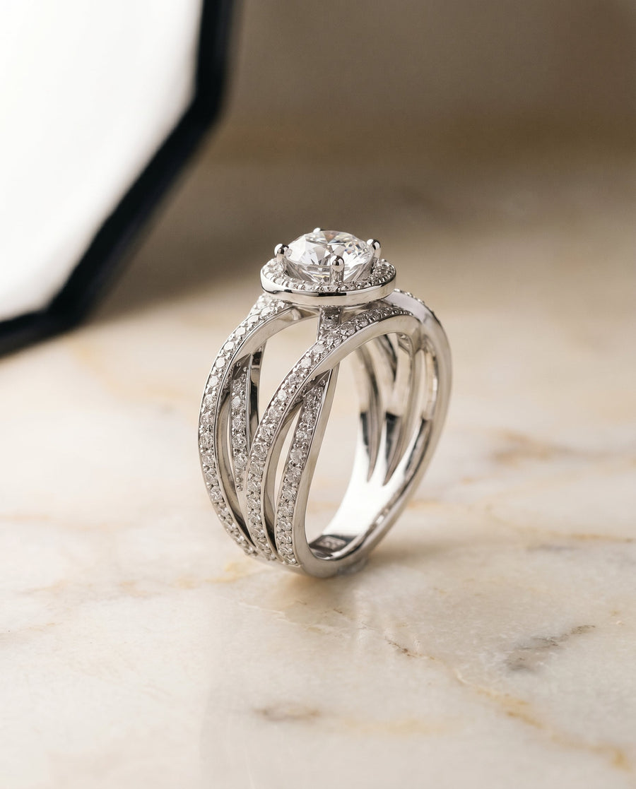 The Rosina Select Engagement Ring, made to order in our Los Angeles atelier