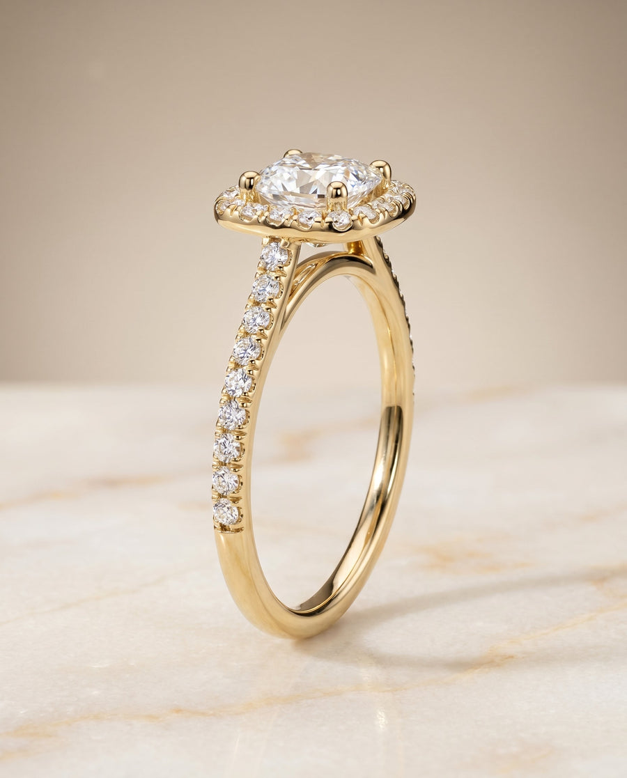 The Cosette Select Engagement Ring, made to order in our Los Angeles atelier