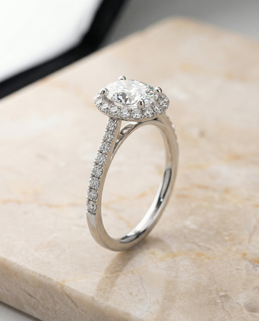 The Dylan Select Engagement Ring, made to order in our Los Angeles atelier