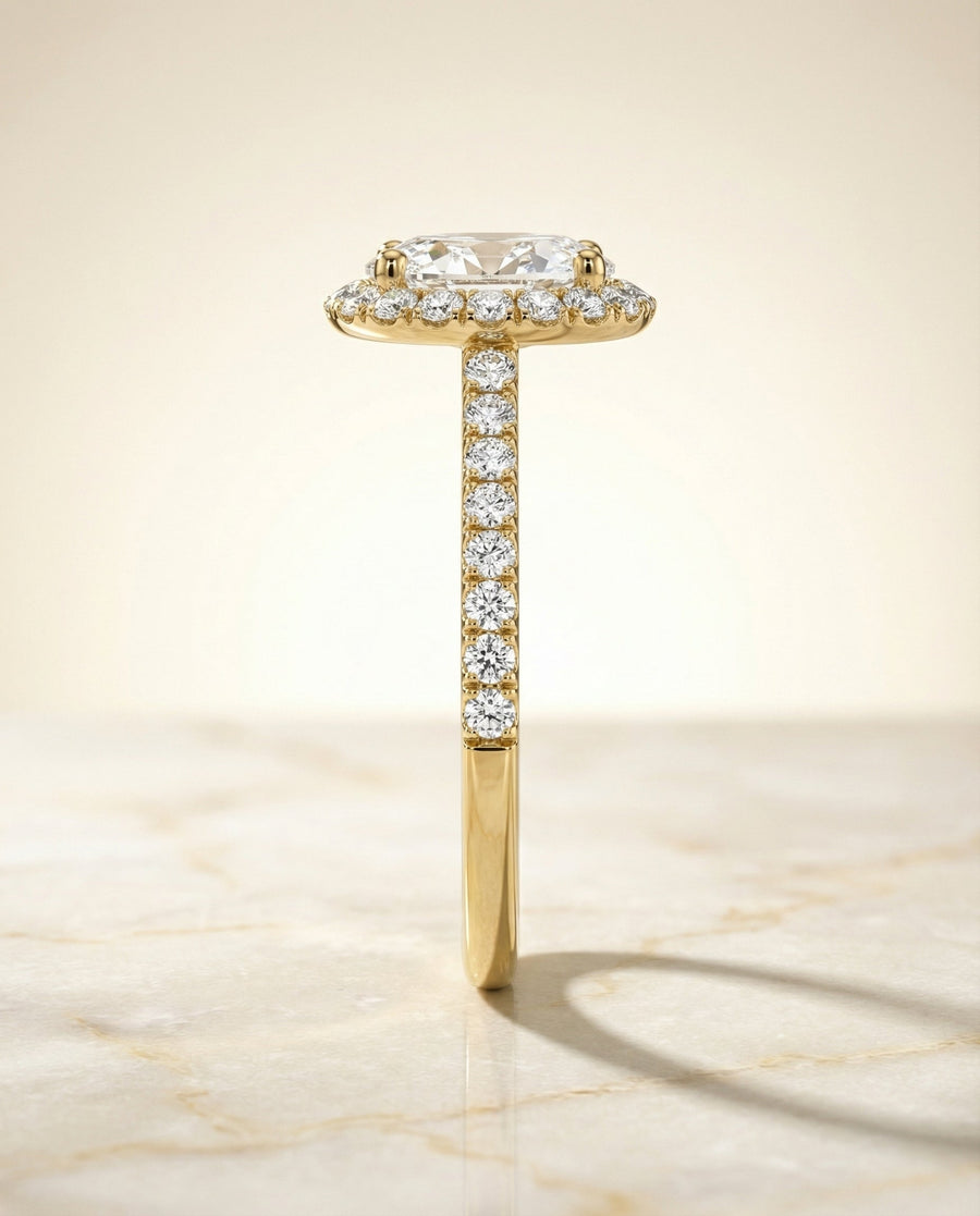 The Dylan Select Engagement Ring, made to order in our Los Angeles atelier
