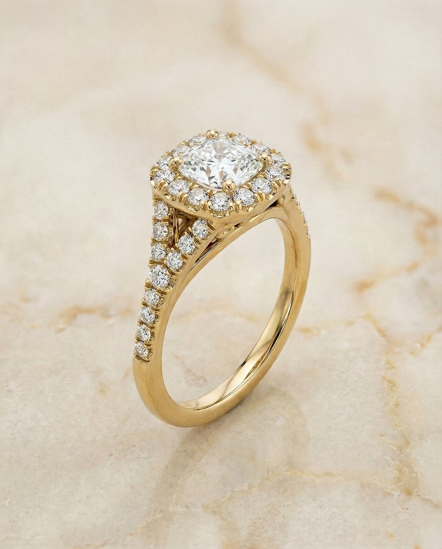 The Billie Select Engagement Ring, made to order in our Los Angeles atelier