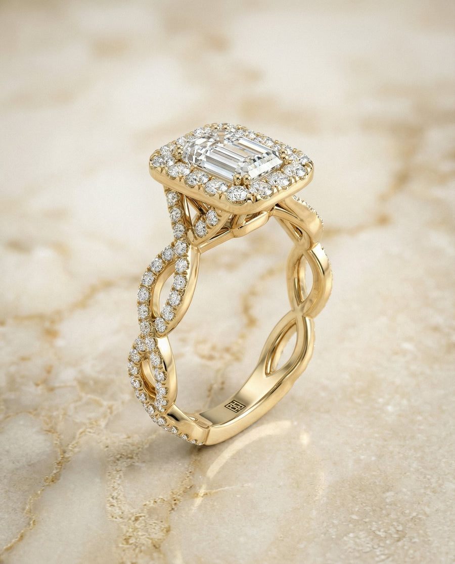 The  Select Engagement Ring, made to order in our Los Angeles atelier