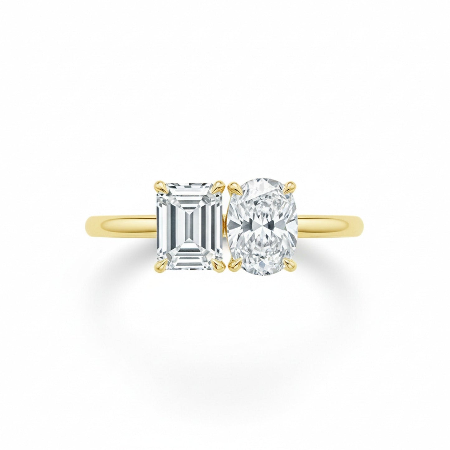 Rihanna Toi et Moi setting rose gold