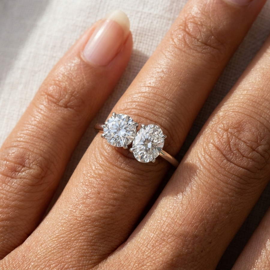 The Sasha Select Engagement Ring, made to order in our Los Angeles atelier