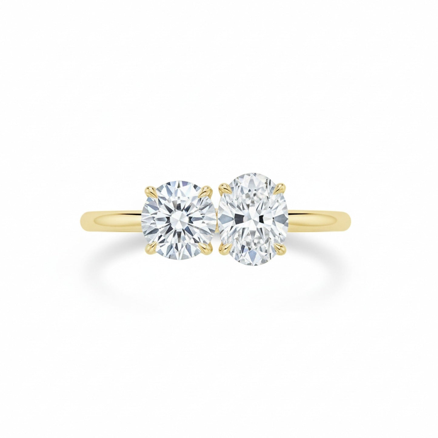 Sasha Toi et Moi setting rose gold