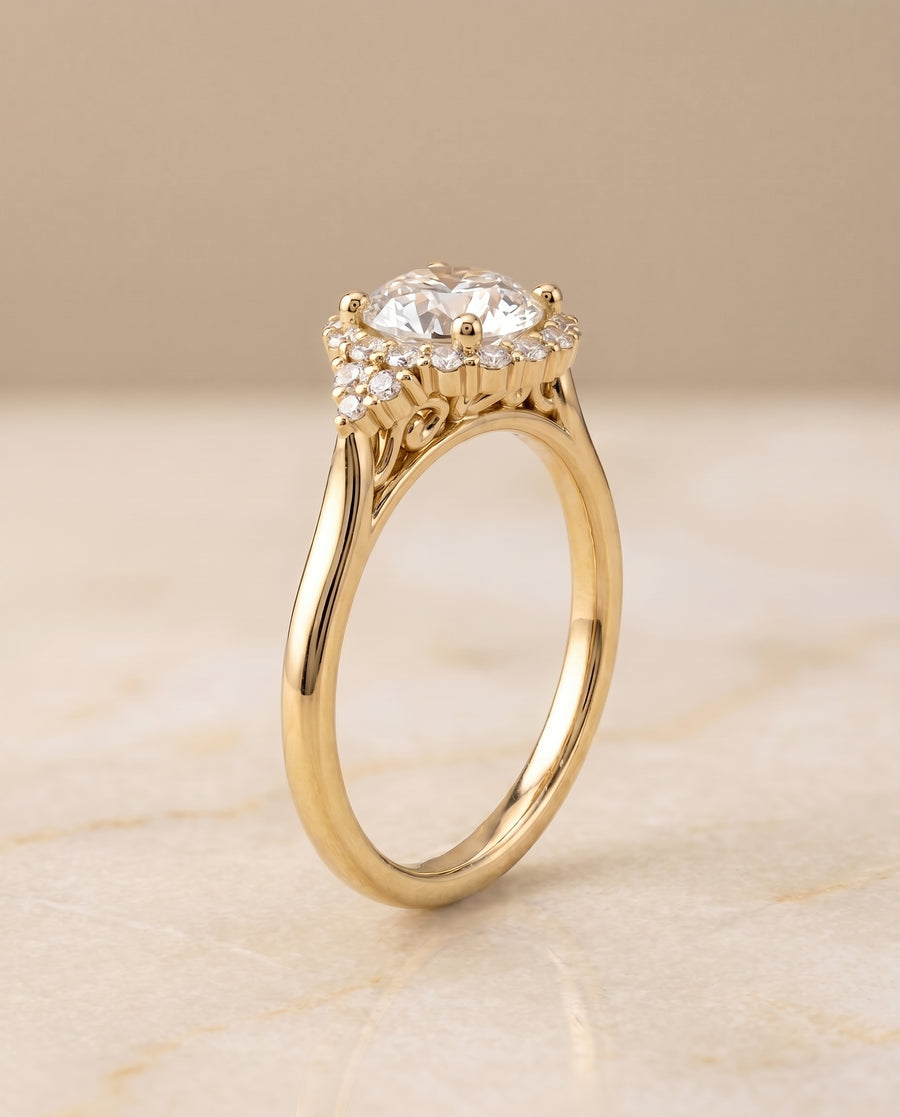 The Kai Engagement Ring, made to order in our Los Angeles atelier