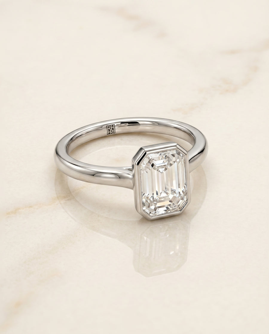 The Duran Engagement Ring, made to order in our Los Angeles atelier