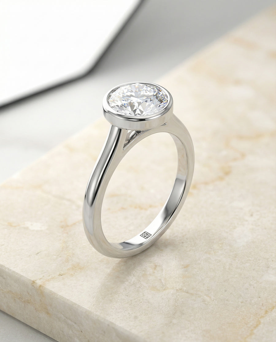 The Duran Engagement Ring, made to order in our Los Angeles atelier