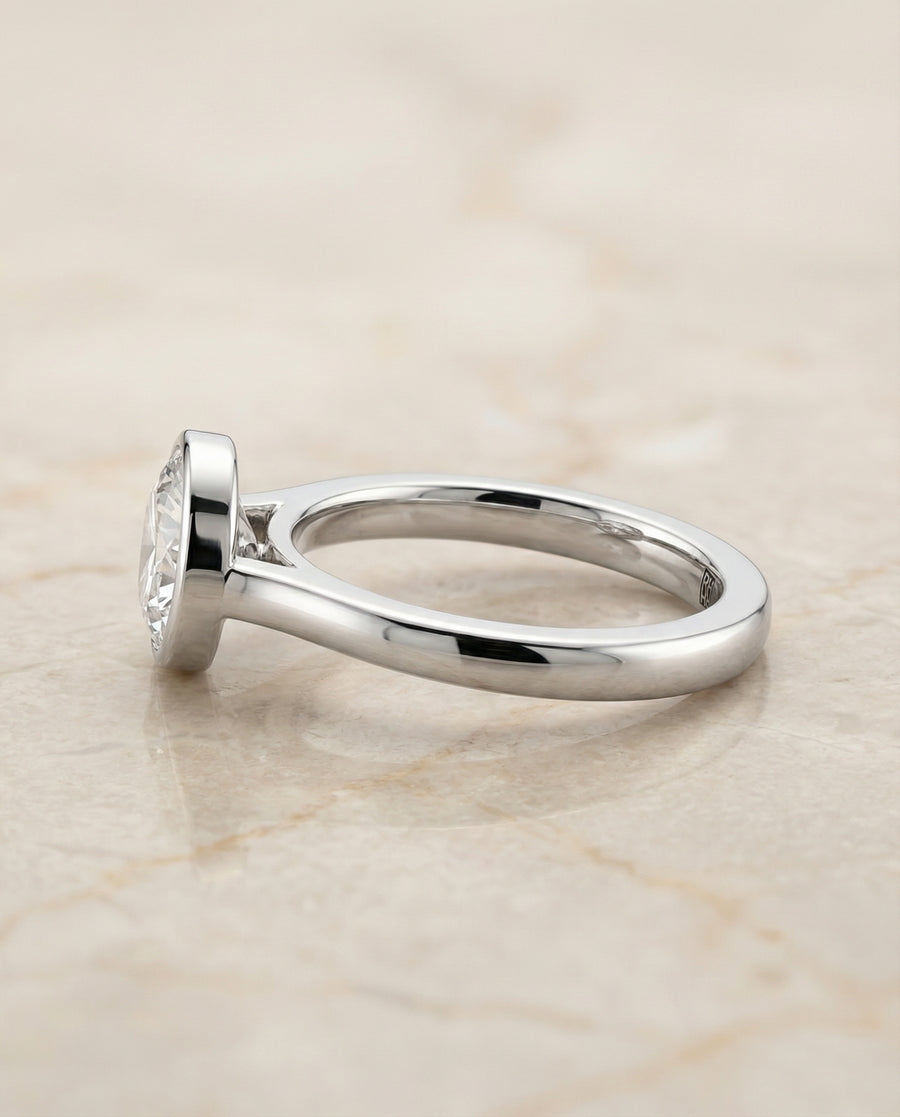 The Duran Engagement Ring, made to order in our Los Angeles atelier