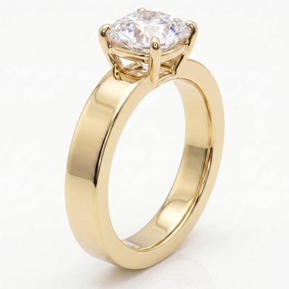 The Sloane Select Solitaire Engagement Ring with Lab Diamond in 18K Yellow Gold - view 2