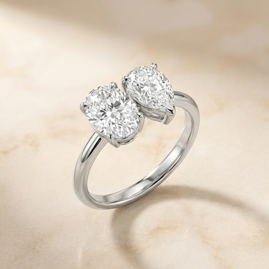 The Solange Select Engagement Ring, made to order in our Los Angeles atelier