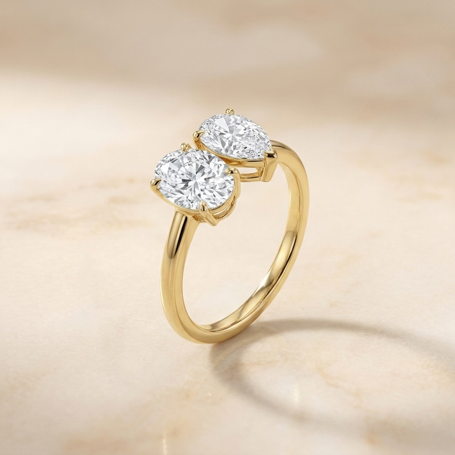 The Solange Select Engagement Ring, made to order in our Los Angeles atelier