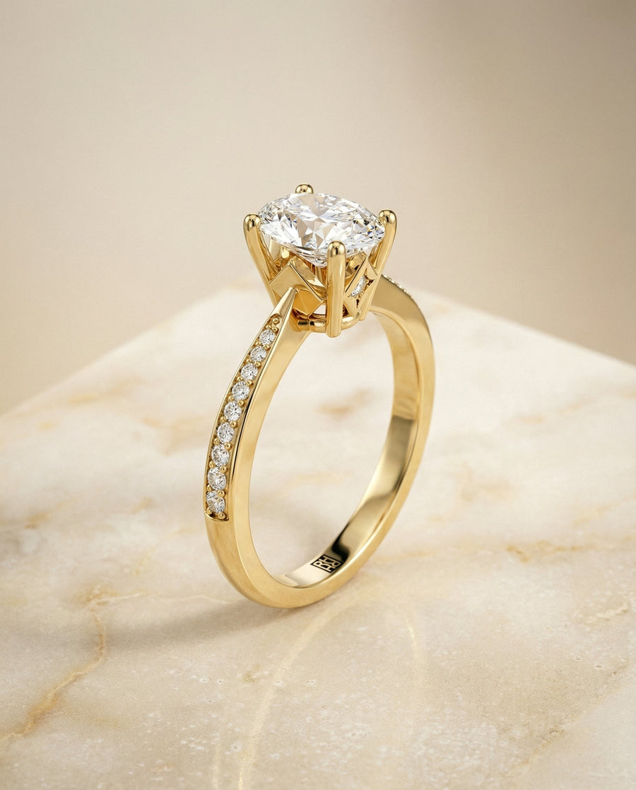 The  Select Engagement Ring, made to order in our Los Angeles atelier