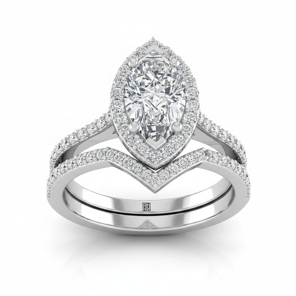 The Taylor Matching Wedding Band, Marquise in Platinum