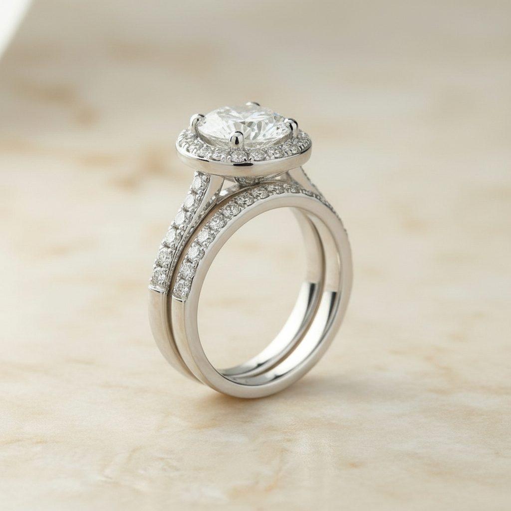 The Taylor Matching Wedding Band, Round in Platinum