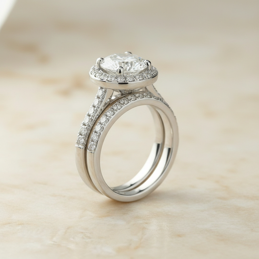 The Taylor Matching Wedding Band, Round in Platinum
