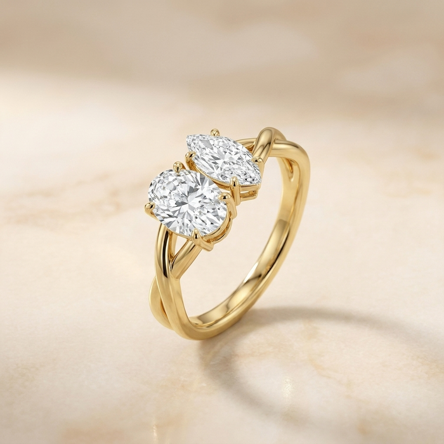 The Taylor Select Engagement Ring, made to order in our Los Angeles atelier