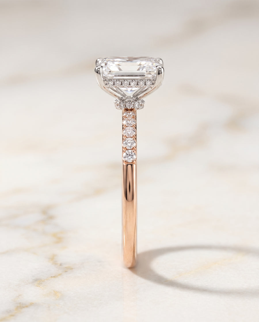 The Abbey Engagement Ring, made to order in our Los Angeles atelier