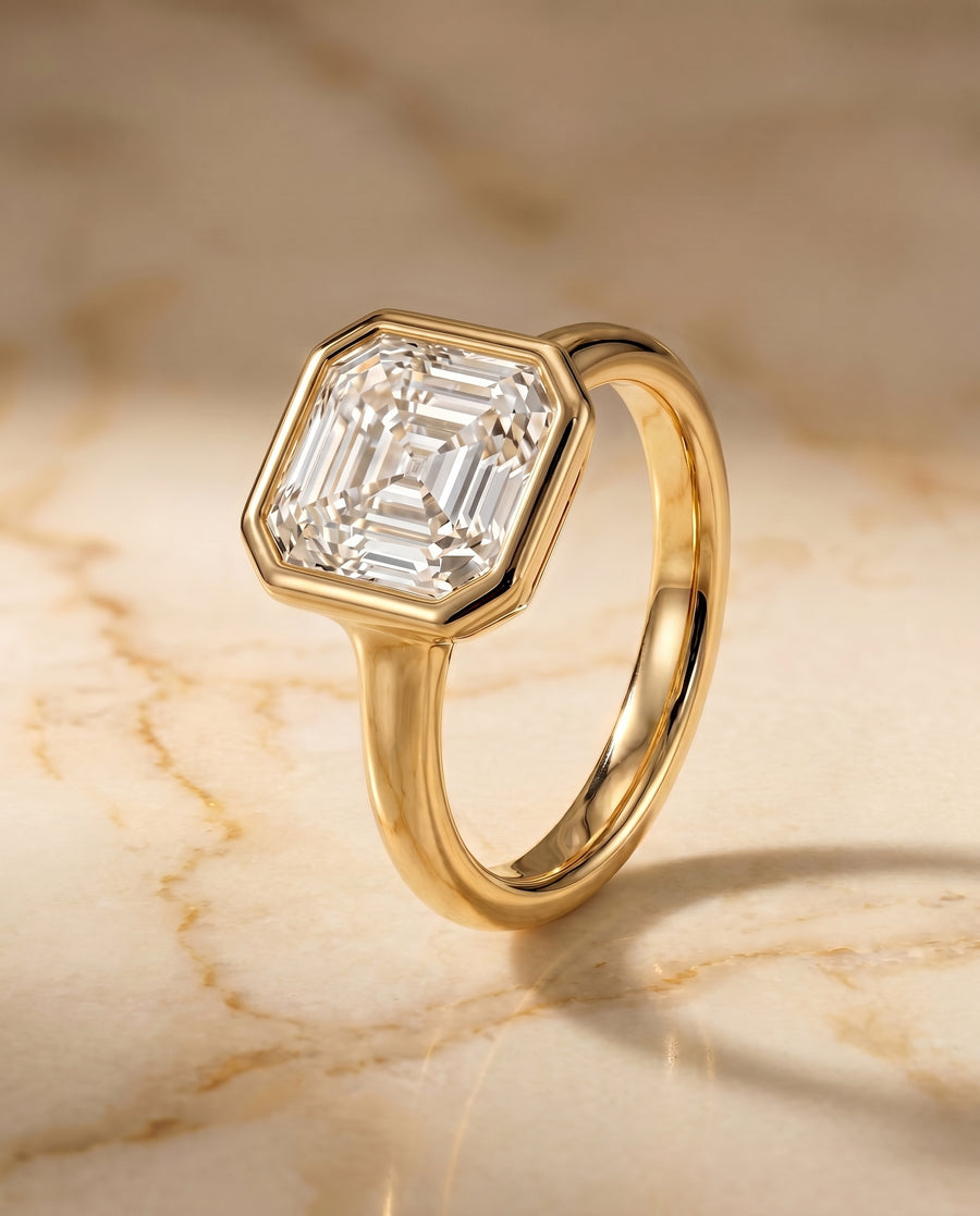 The Agnes Engagement Ring, made to order in our Los Angeles atelier